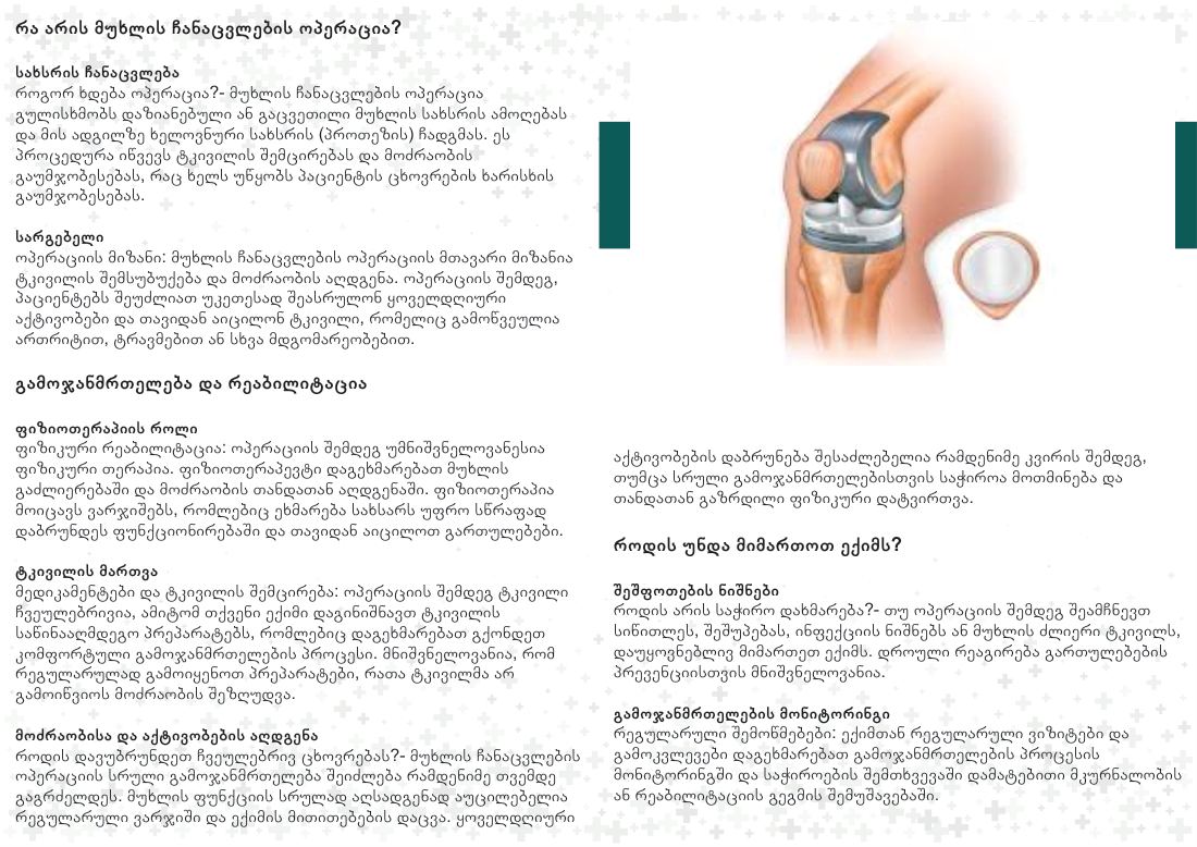Knee Replacement Surgery, page 2